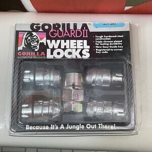 Gorilla Guard II Wheel Locks 61631N 12mm/1.50 Acorn Gorilla Automotive Products